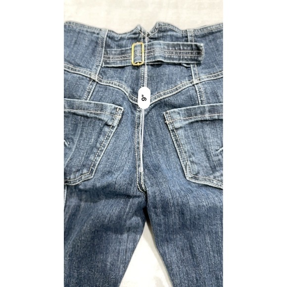 Younique Jeans Women's‎ Size 1 Long Dark Wash Ankle Buttons Low Rise Skinny Leg - Picture 11 of 11